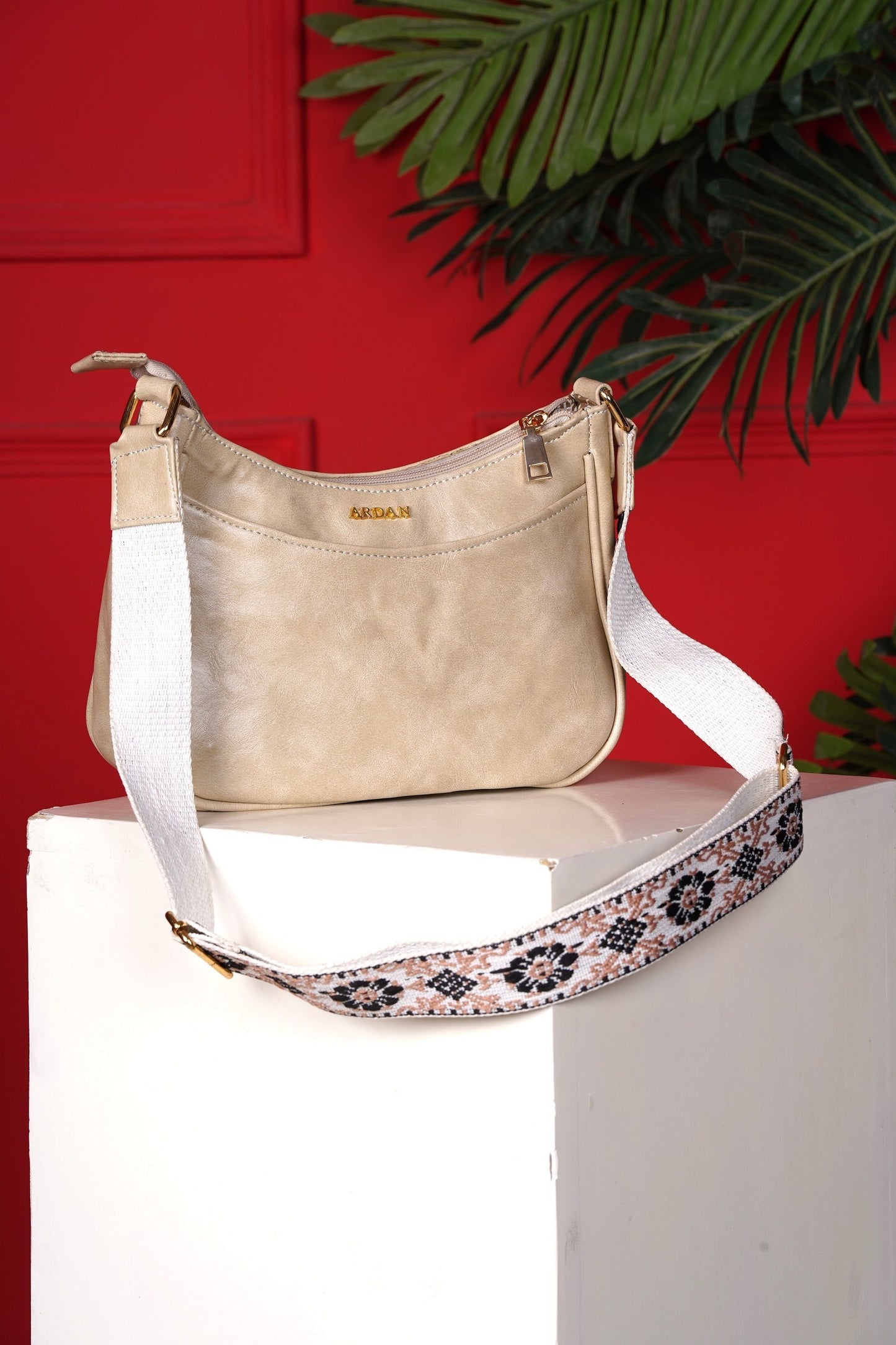 Poorak Sling Bag for Girls and Women, Simple Shoulder Bag for Daily Use, Office, College and Travel