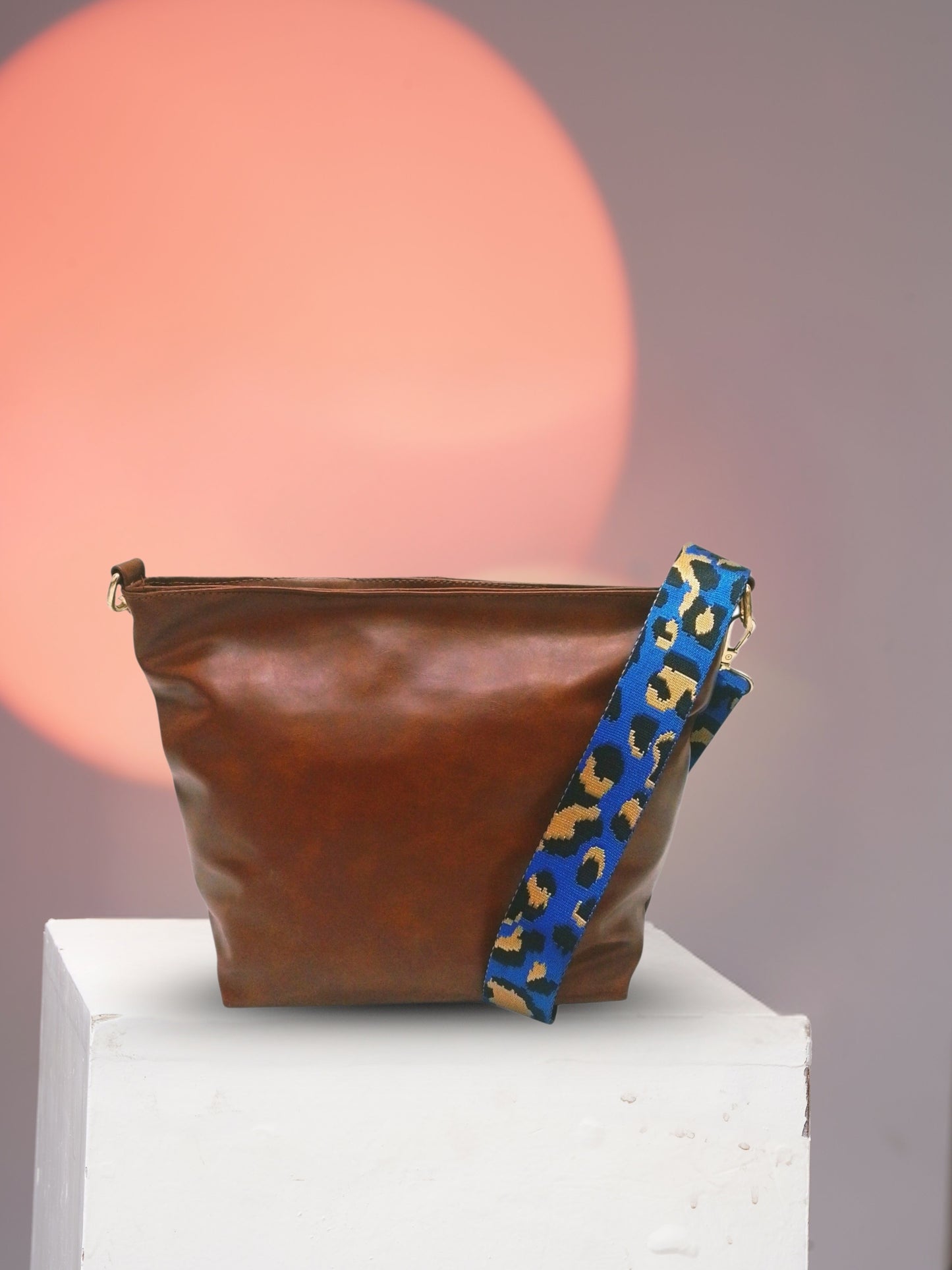 Poorak Women Sling Bag with Detachable Sky Blue Belt for Girls & Women