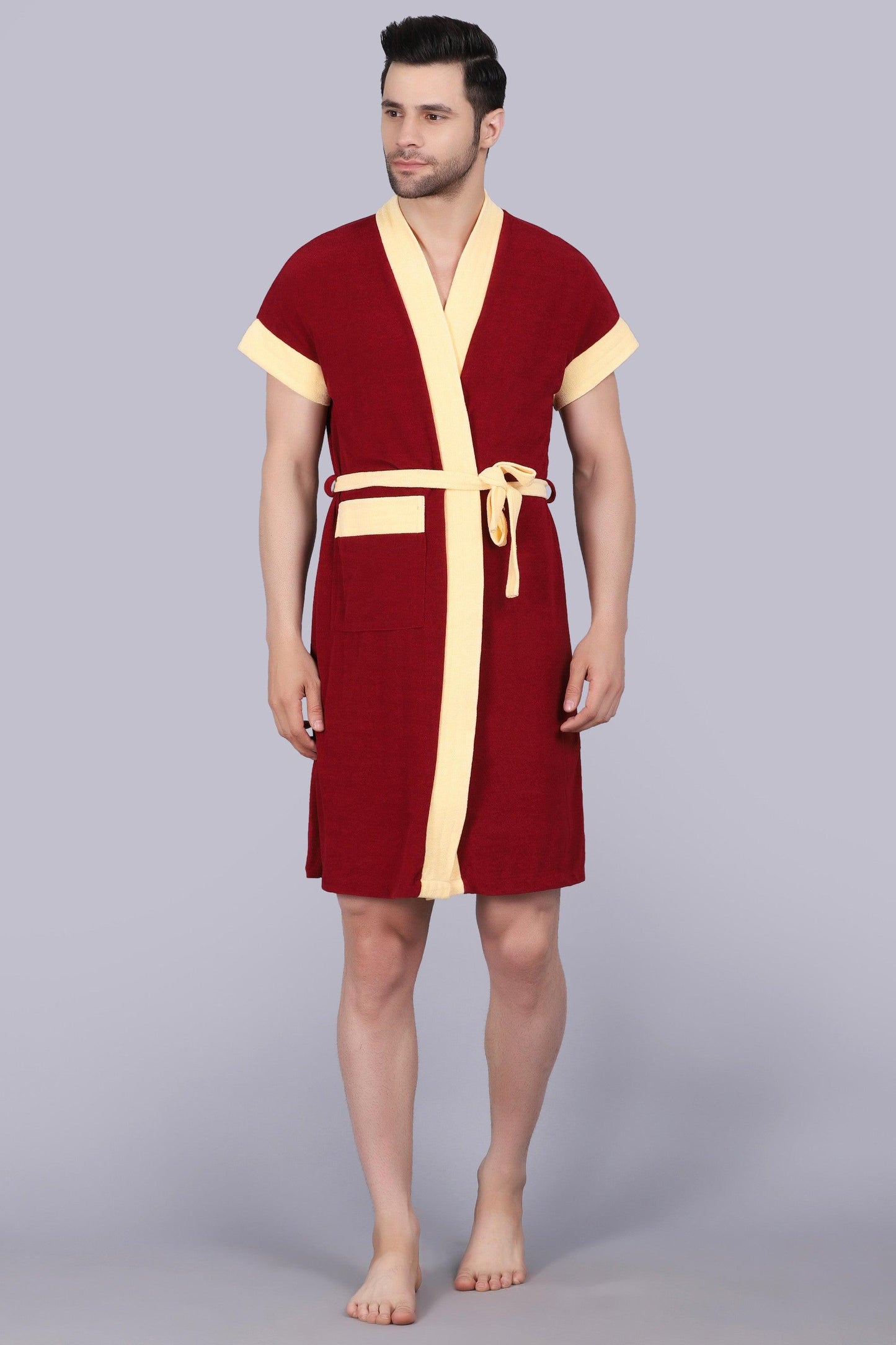 Terry Free Size Man Bathrobe