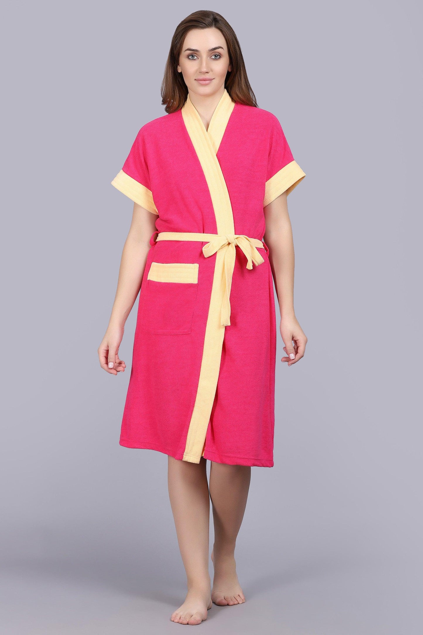 Terry Free Size Women Bathrobe - BATHROBE.IN