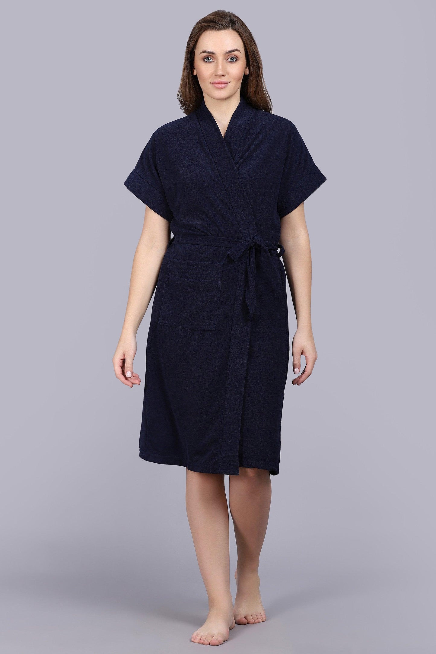 Terry Free Size Women Bathrobe - BATHROBE.IN