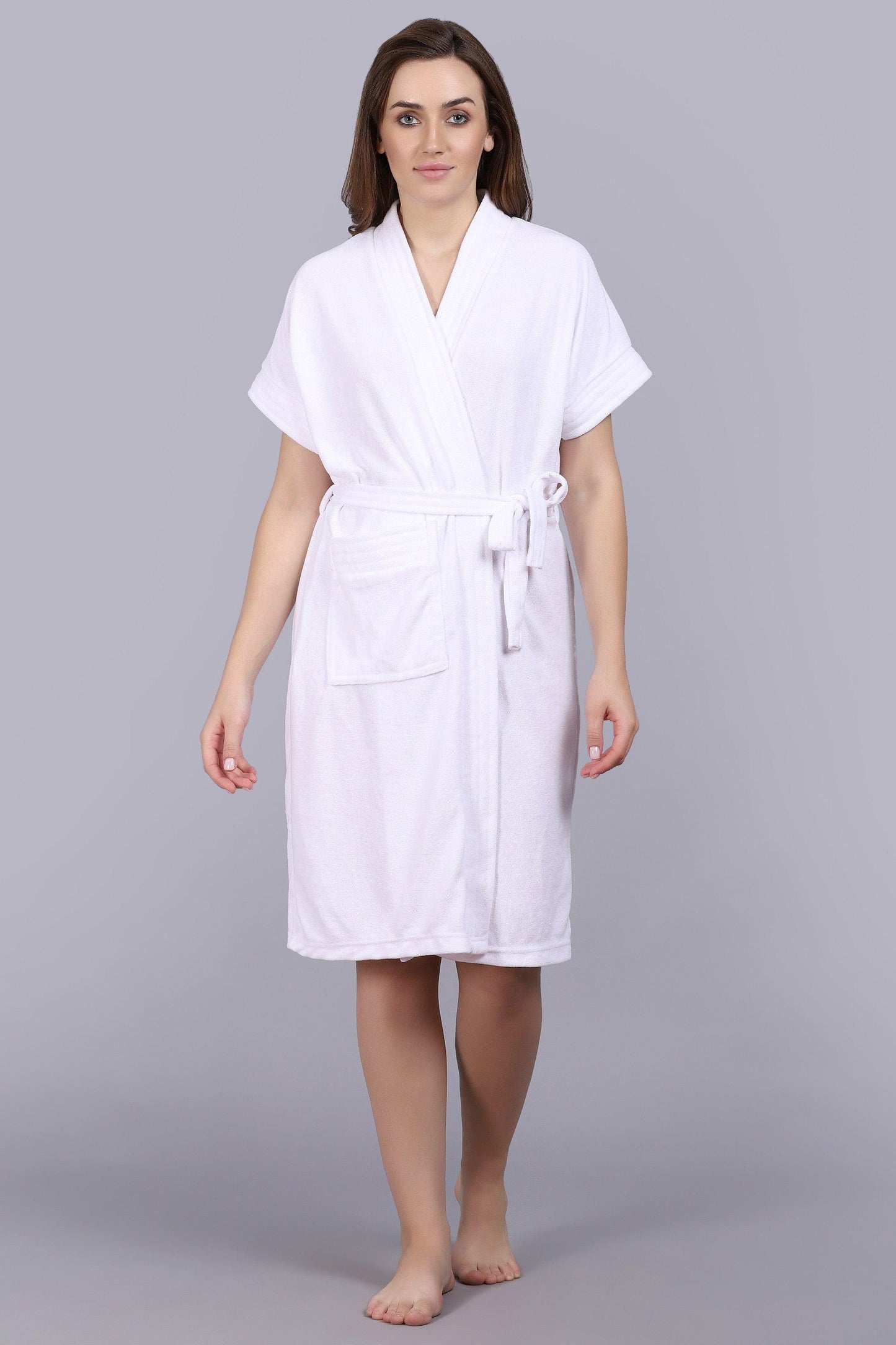 Terry Free Size Women Bathrobe - BATHROBE.IN