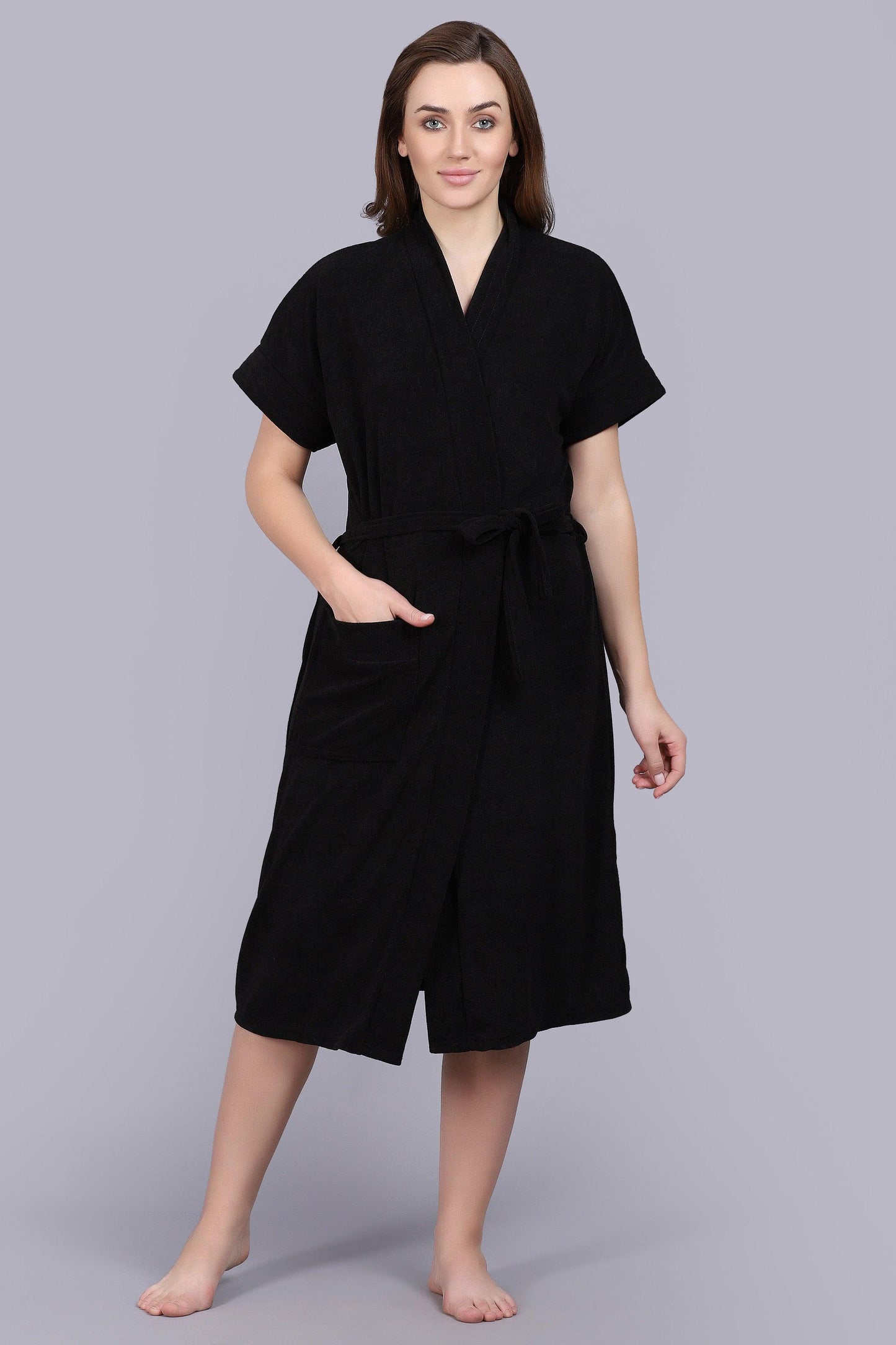 Terry Free Size Women Bathrobe - BATHROBE.IN