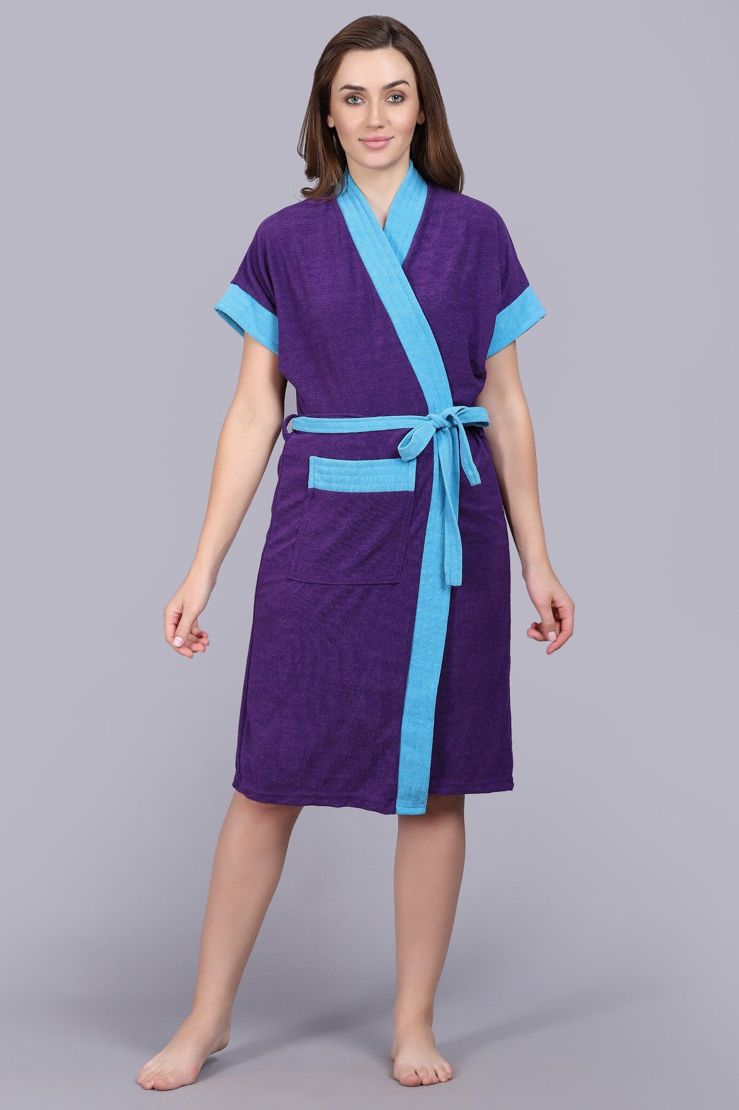Terry Free Size Women Bathrobe - BATHROBE.IN