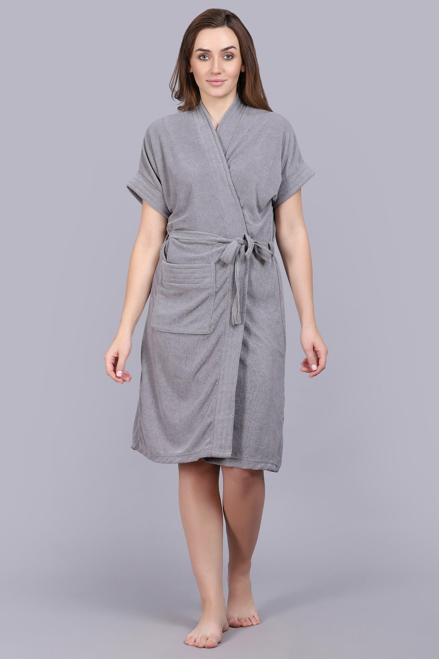 Terry Free Size Women Bathrobe - BATHROBE.IN