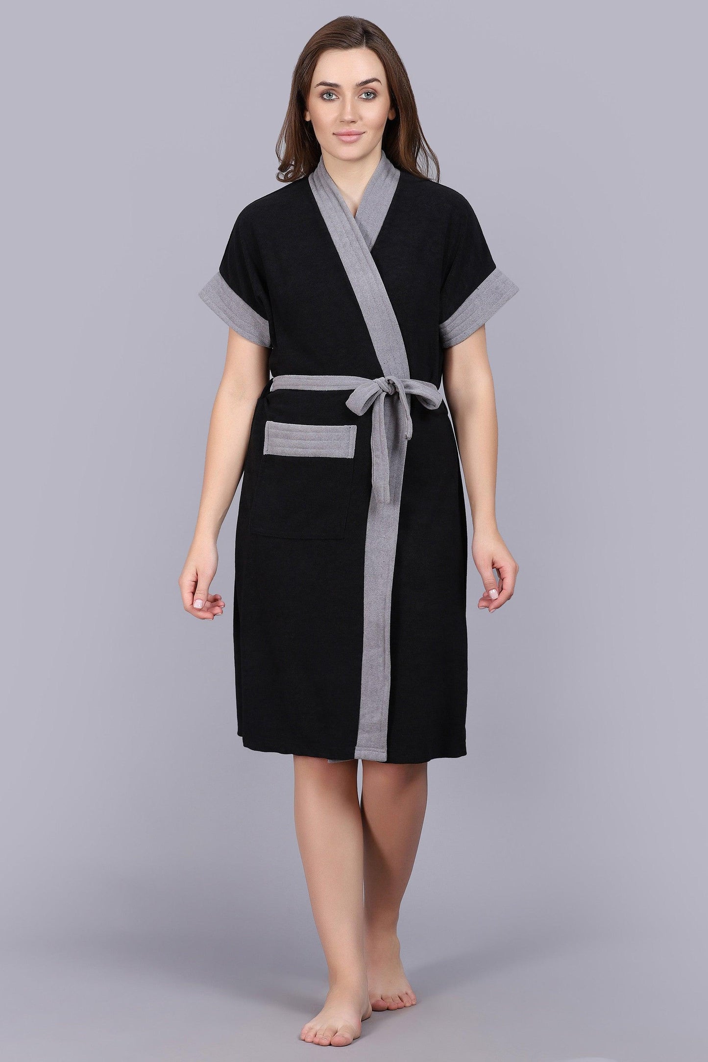 Terry Free Size Women Bathrobe - BATHROBE.IN