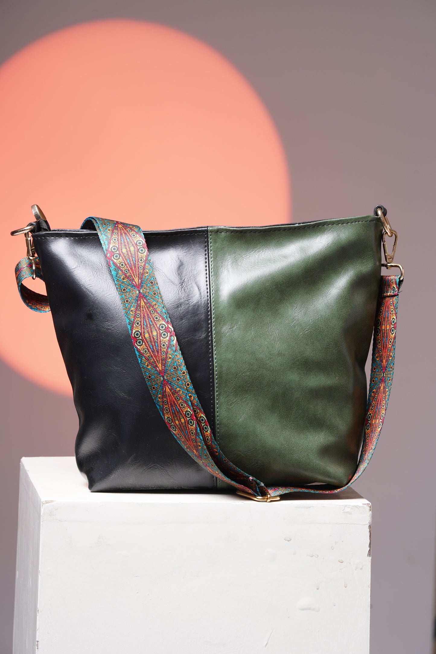 Poorak Women Sling Bag Vegan Leather/Cross-Body Bag for Girls & Women