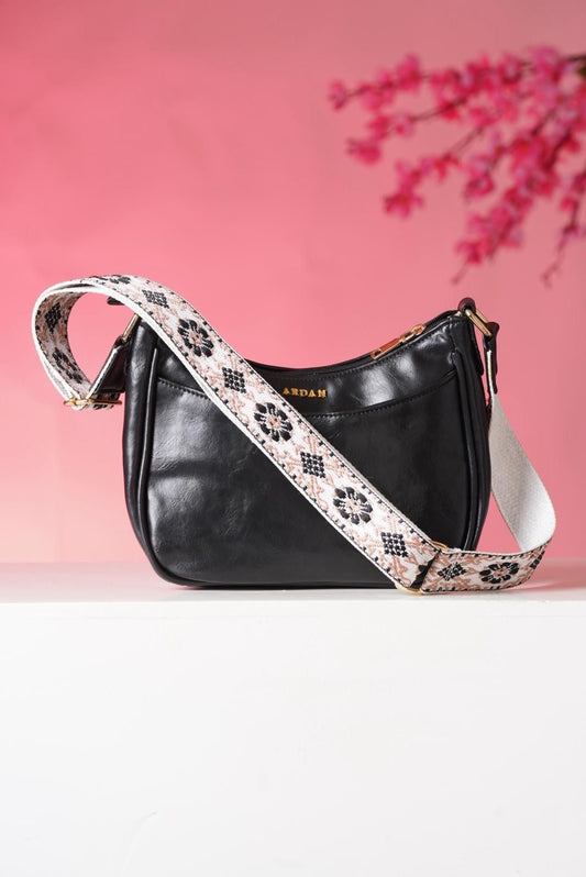 Poorak Sling Bag for Girls and Women, Simple Shoulder Bag for Daily Use, Office, College and Travel