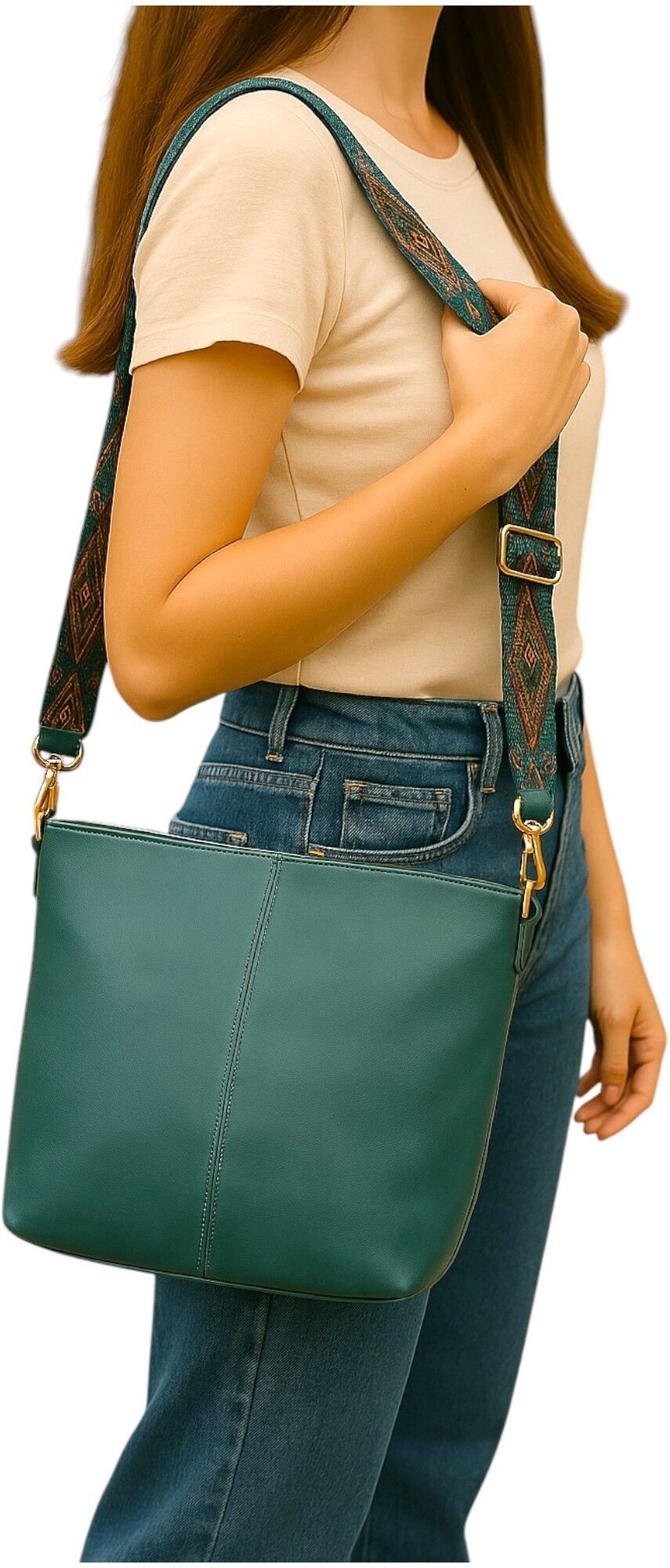 Poorak Women Sling Bag Vegan Leather/Cross-Body Bag for Girls & Women