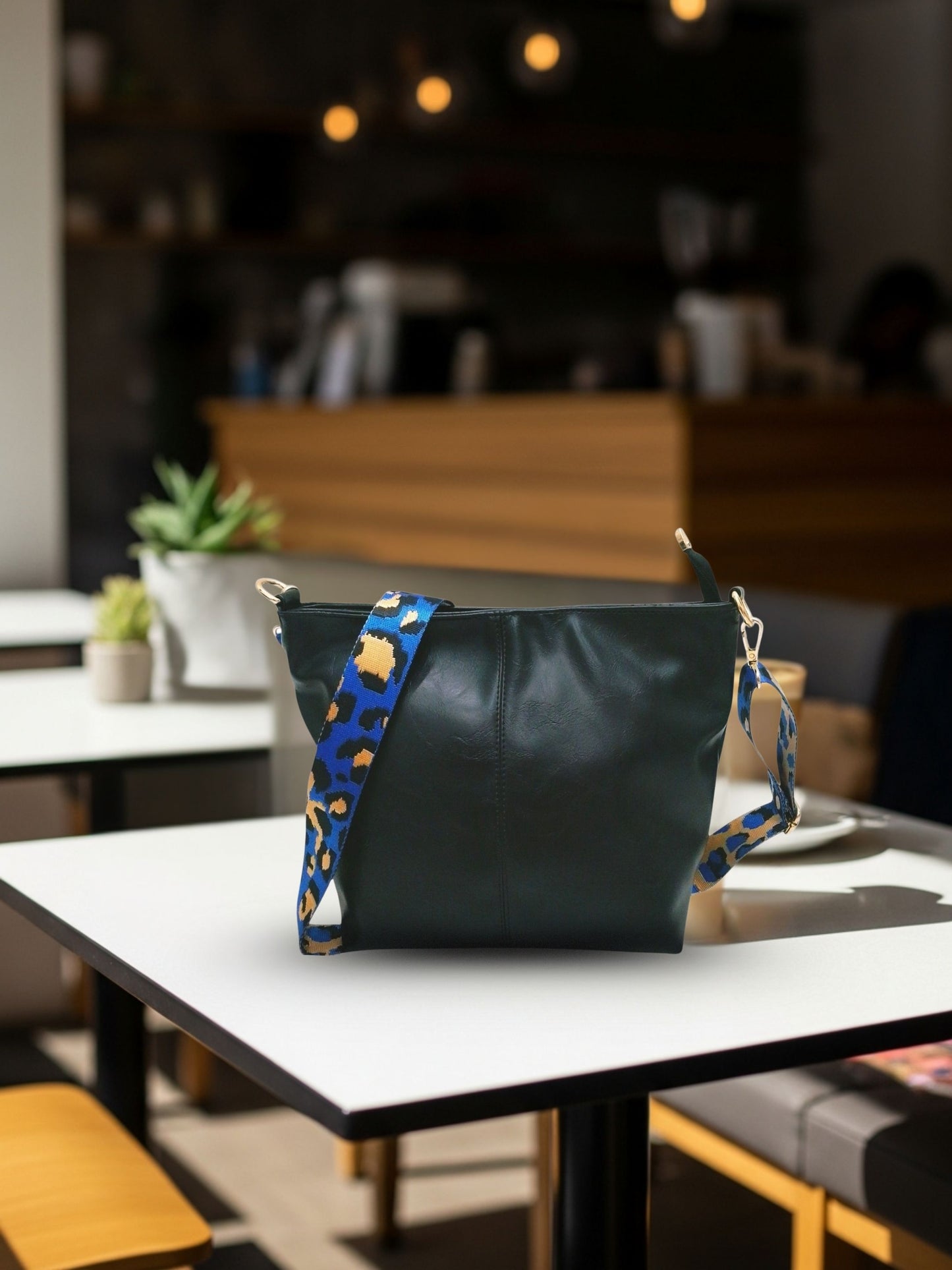 Poorak Women Sling Bag with Detachable Sky Blue Belt for Girls & Women