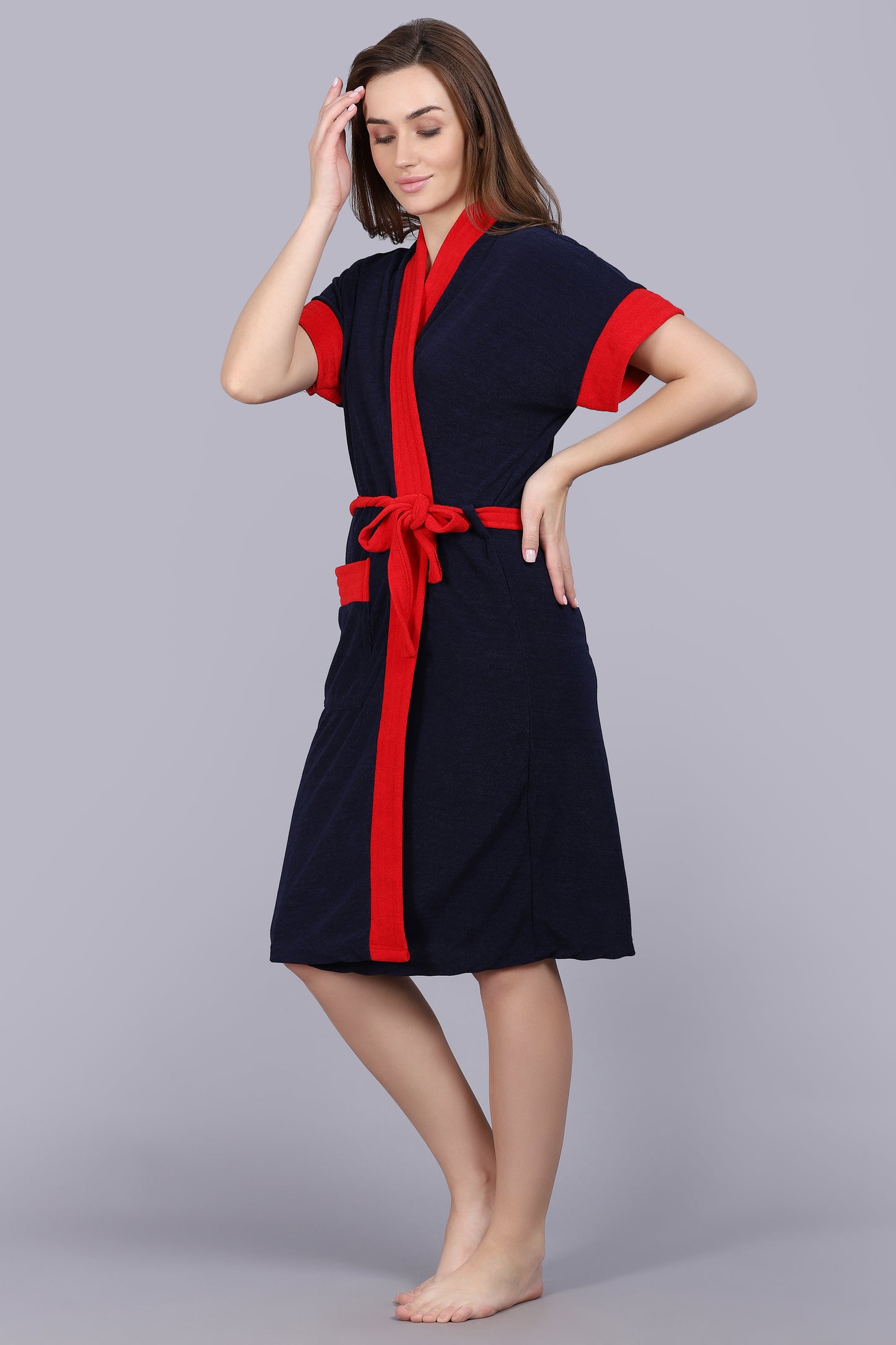 Terry Free Size Women Bathrobe