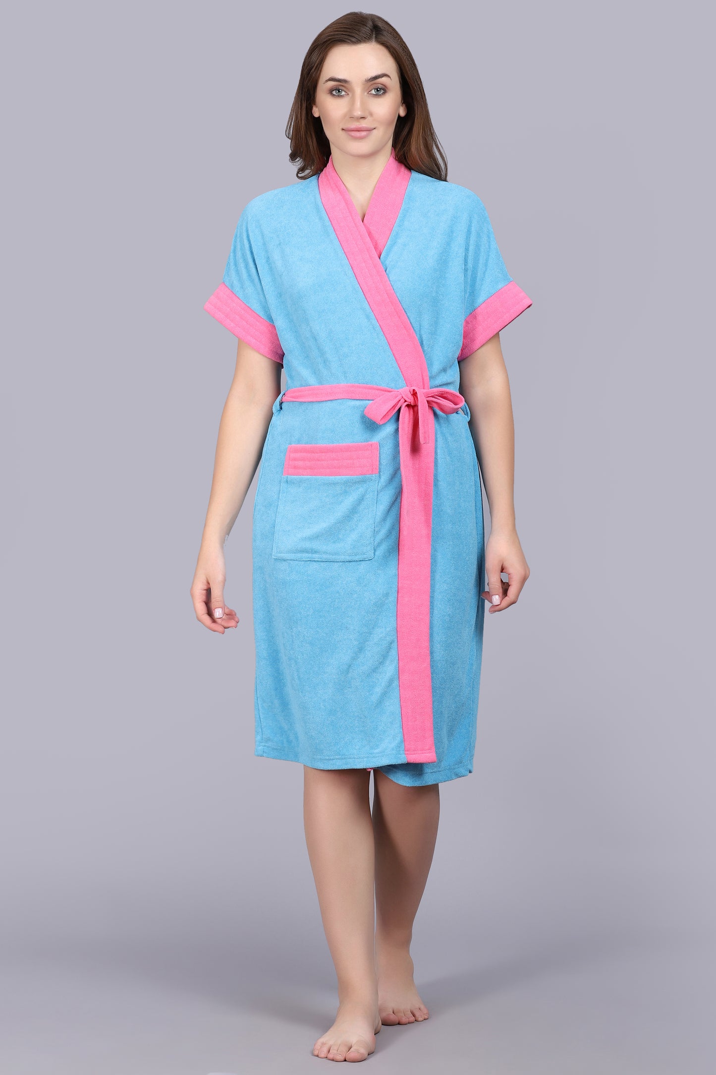 Terry Free Size Women Bathrobe
