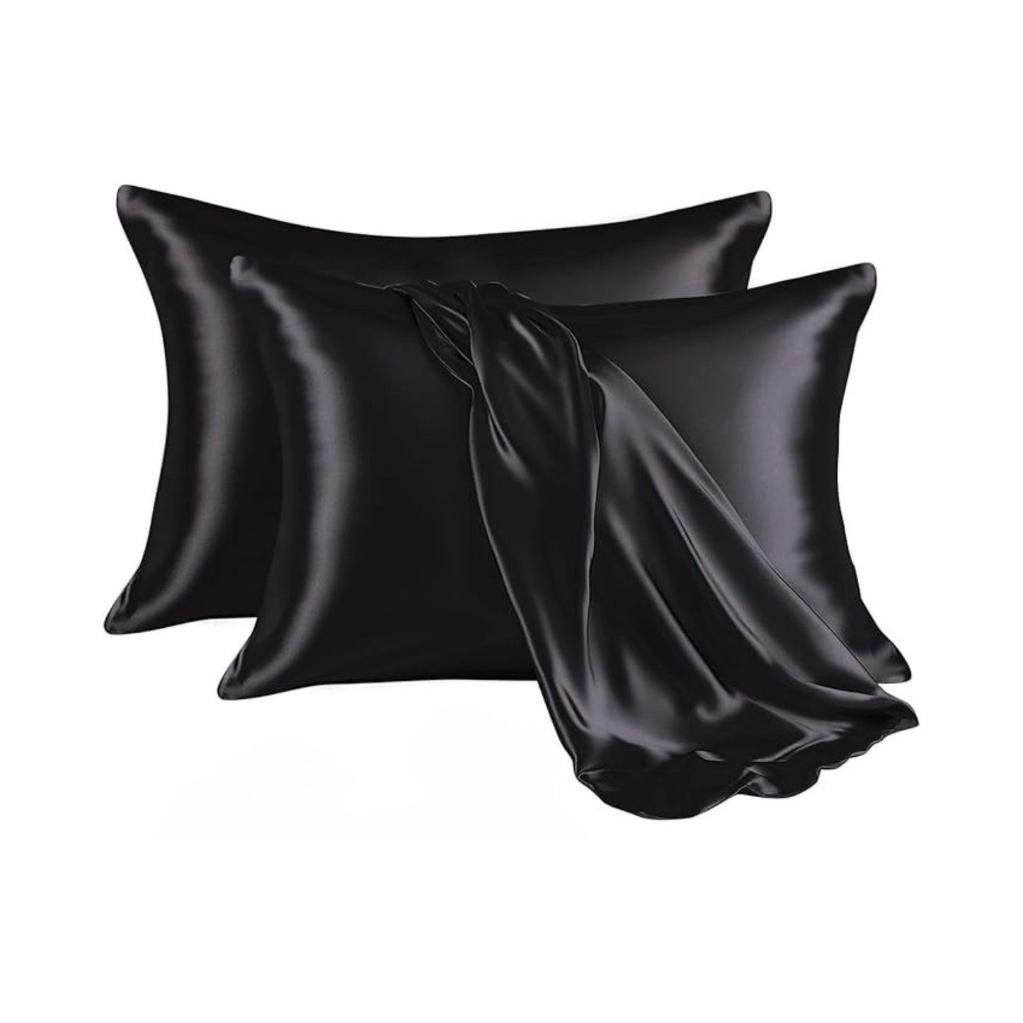 Poorak Elegant Satin Pillowcase – Soft, Shiny, Durable, Skin-Friendly, and Perfect for Bedroom Decor