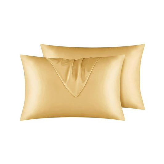 Poorak Elegant Satin Pillowcase – Soft, Shiny, Durable, Skin-Friendly, and Perfect for Bedroom Decor