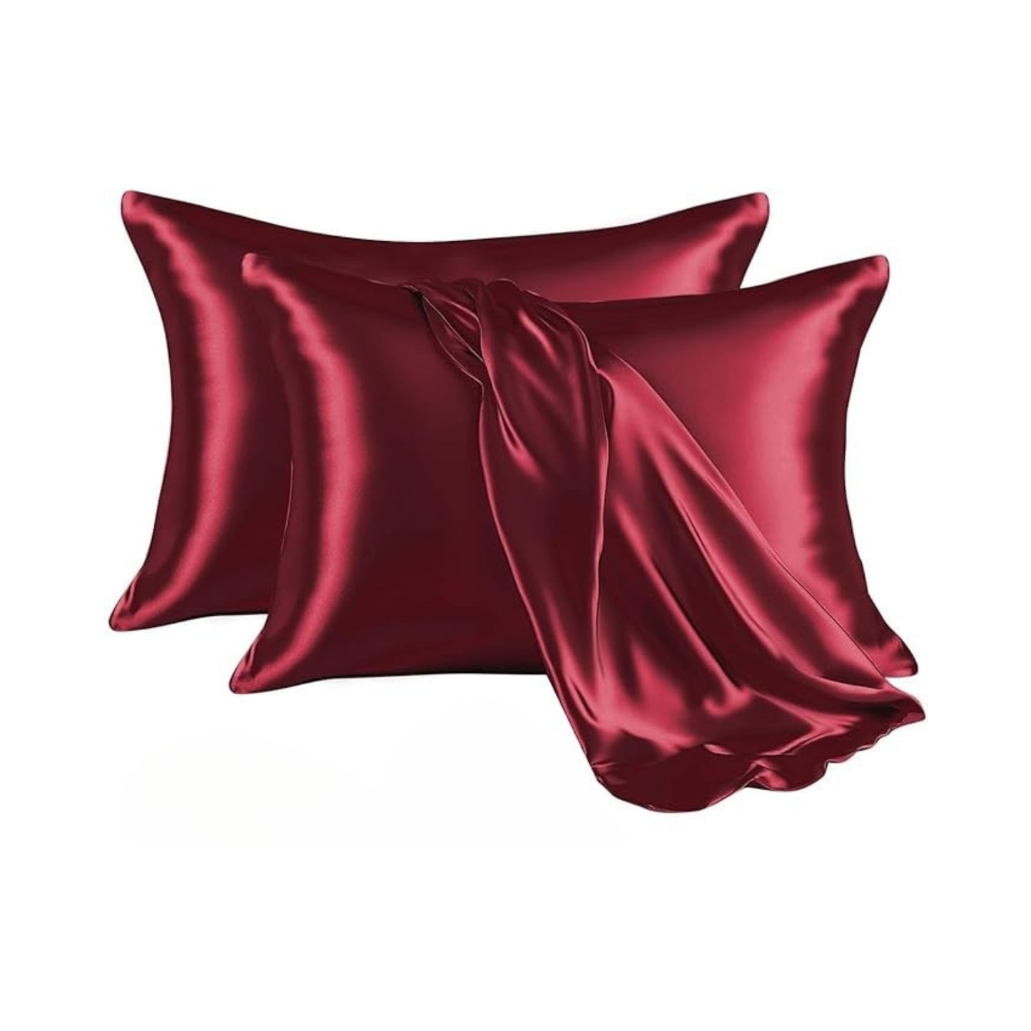 Poorak Elegant Satin Pillowcase – Soft, Shiny, Durable, Skin-Friendly, and Perfect for Bedroom Decor