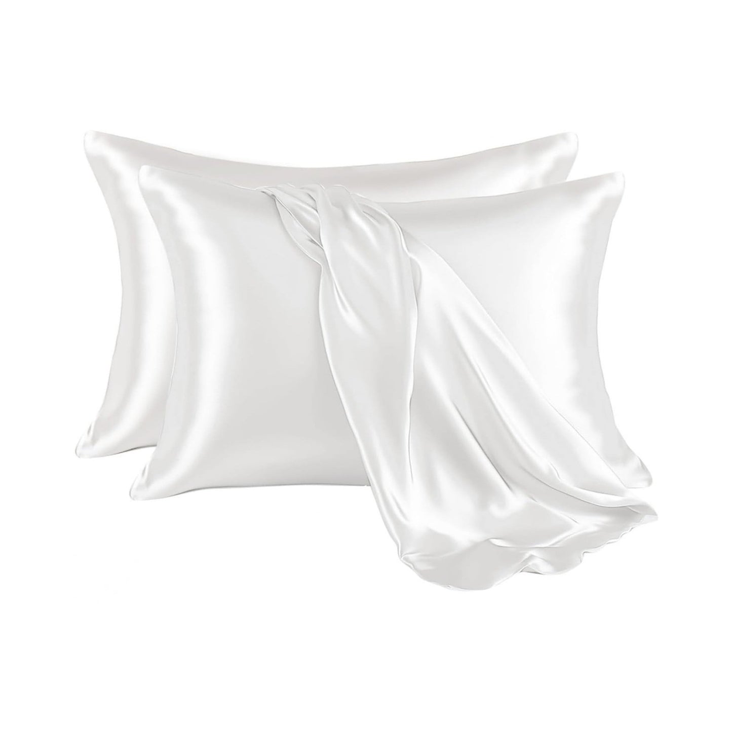 Poorak Elegant Satin Pillowcase – Soft, Shiny, Durable, Skin-Friendly, and Perfect for Bedroom Decor