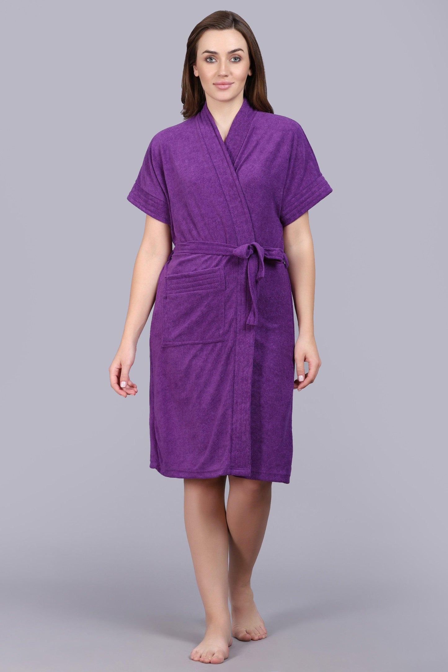 Terry Free Size Women Bathrobe - BATHROBE.IN